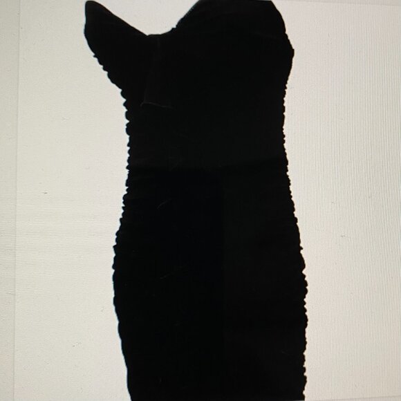 MAJORELLE REVOLVE BLACK STRAPLESS RUCHED DESIGN MAXI NWT SZ S - Picture 7 of 13